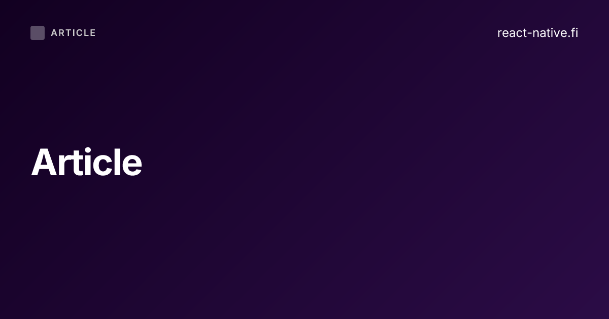 Fix 'VirtualizedLists should never be nested inside plain ScrollViews' in React Native